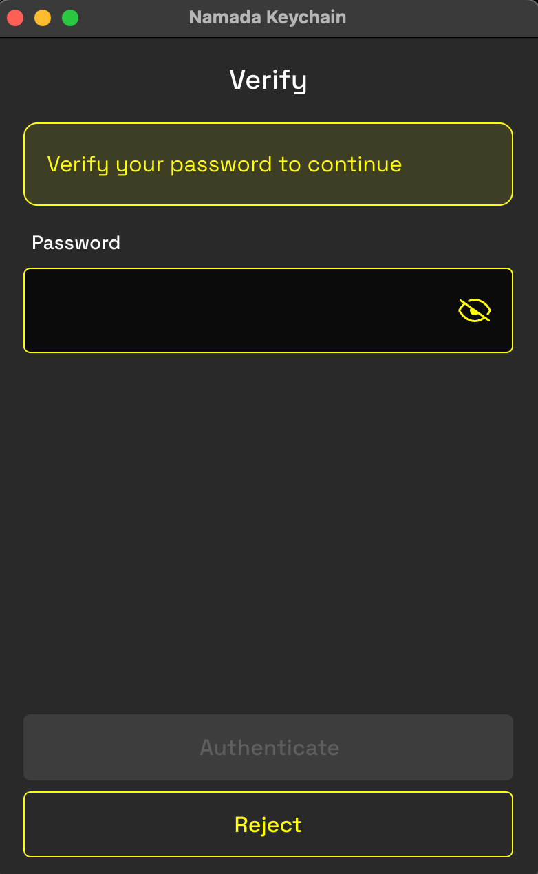 Step 11: Enter the password you set up
