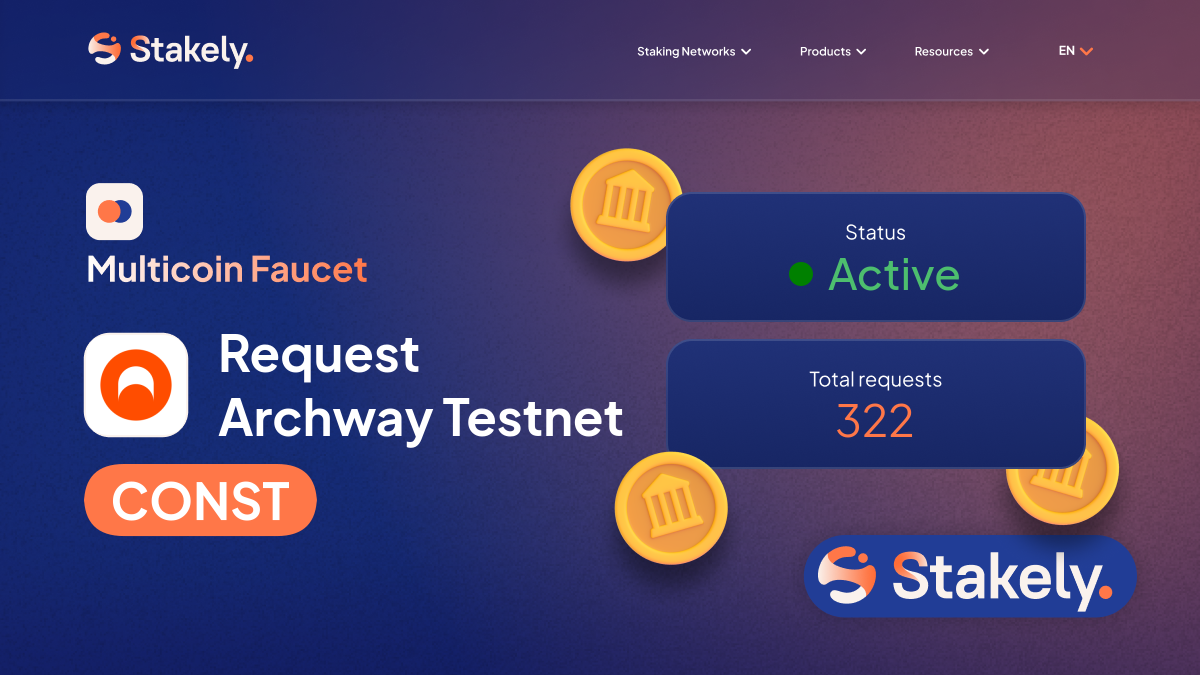 Archway Testnet Testnet Faucet - by Stakely