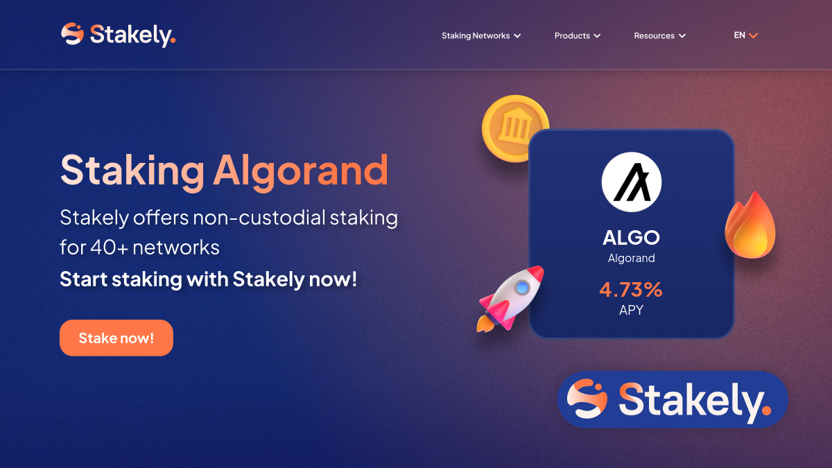 Algorand Staking - Elevate your staking strategy with Stakely