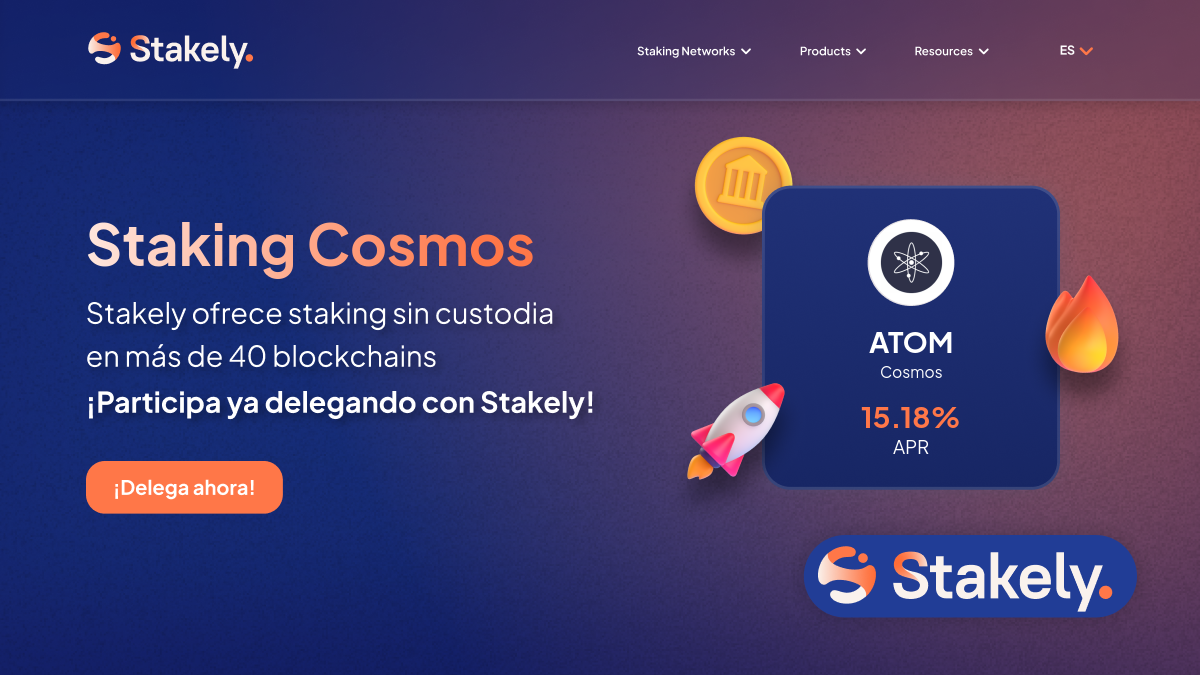 Cosmos Staking - Mejora tu estrategia de staking con Stakely
