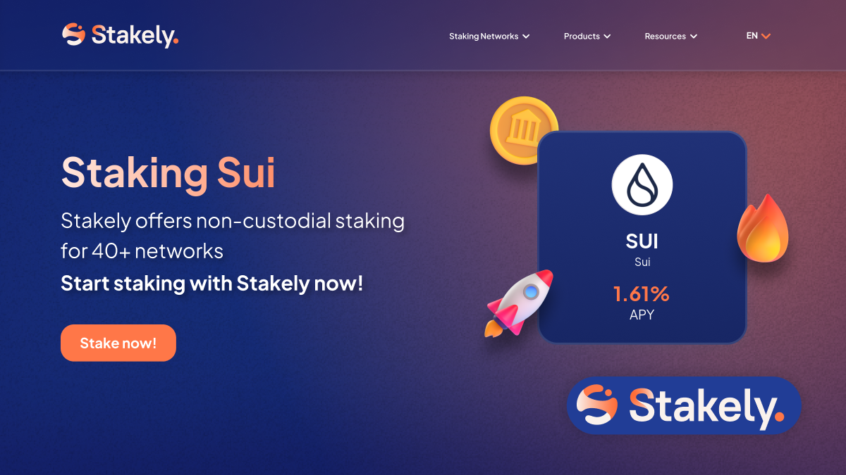 Sui Staking - Elevate your staking strategy with Stakely
